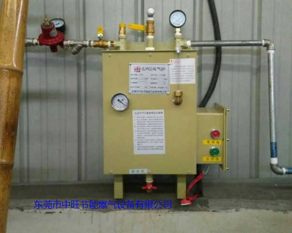 锅炉燃烧机装20KG气化炉实例图2