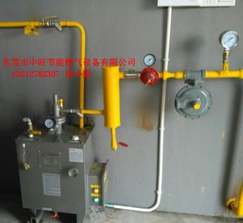 50kg壁挂式液化气气化器常德农庄安装实例