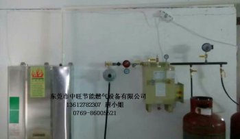 中旺壁挂式蒸汽机和气化炉食品加工厂配套安装实例
