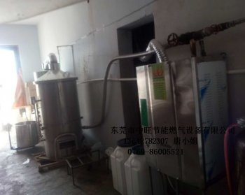 中旺燃气蒸汽机配套酿酒设备吉林客户安装实例