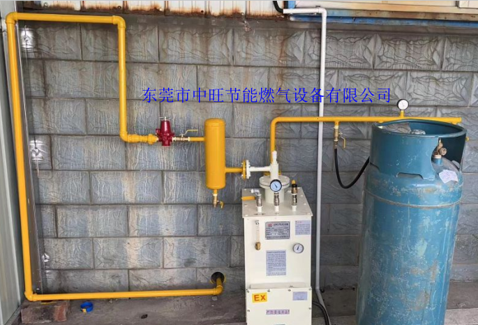 50KG落地式汽化炉带2个燃烧机